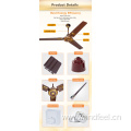 Brown full pure copper motor ceiling fan ghana